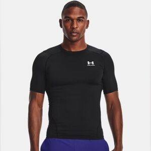 Under Armour Men's Black Swim Rash Guard
